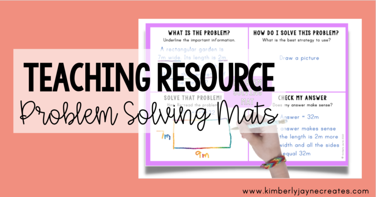 Using Problem Solving Mats in the Classroom￼