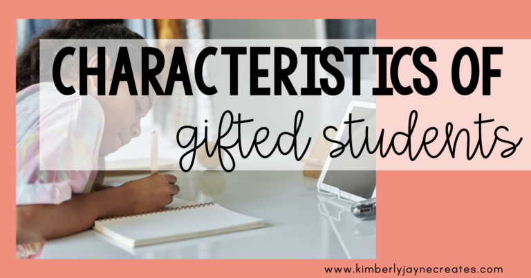 Characteristics of Gifted Students