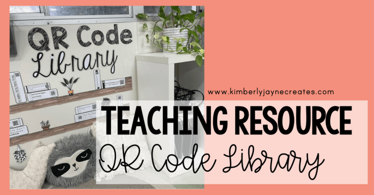 QR Code Literacy Center for the Classroom