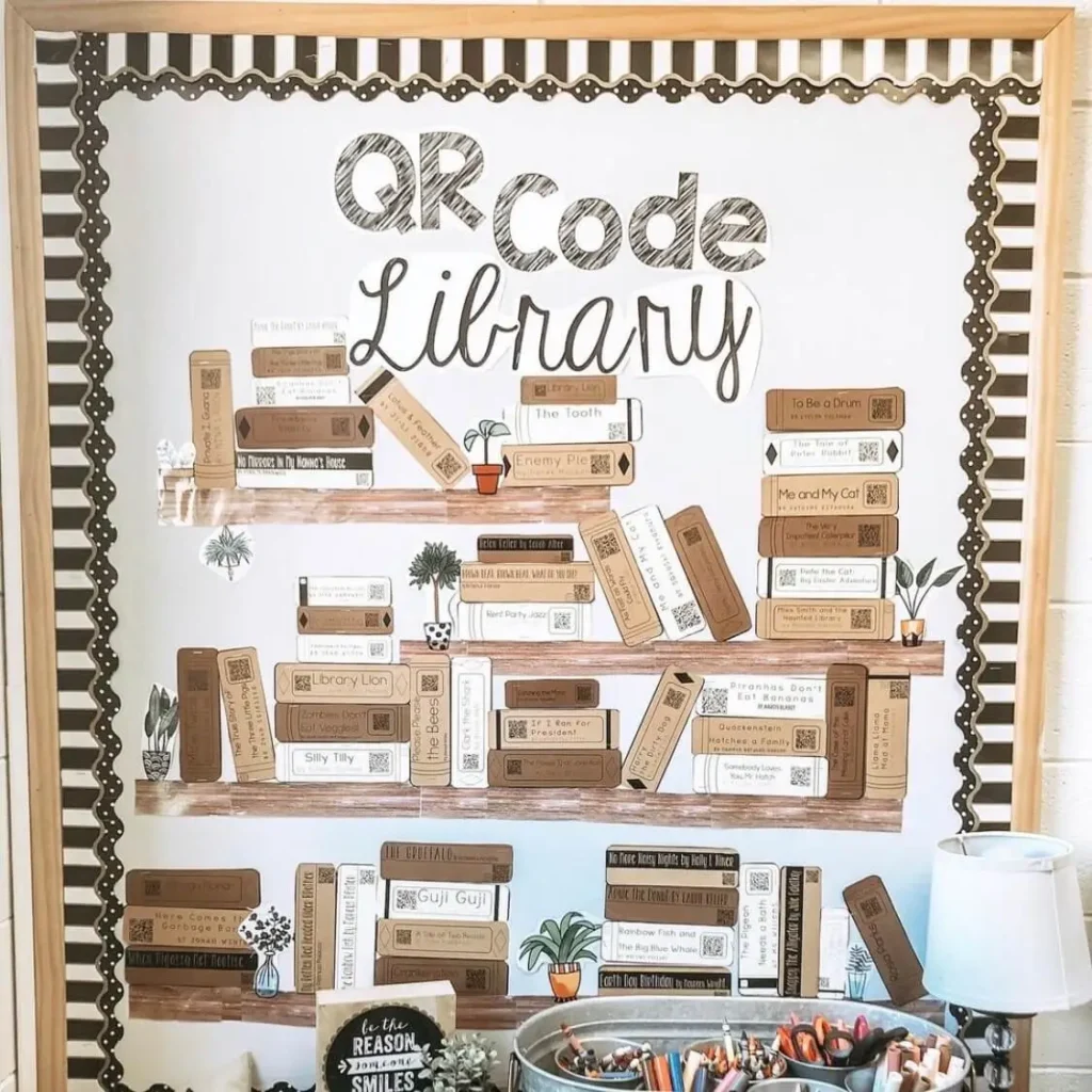 qr code literacy center