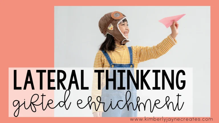 Unlocking Creativity: Lateral Thinking Activities for Gifted and Talented Learners